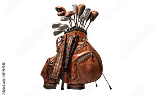 Golf Bag On Transparent Background