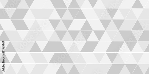 Abstract modern geometric background vector seamless technology gray and white background. Abstract geometric pattern gray Polygon Mosaic triangle Background, business and corporate wall  background.
