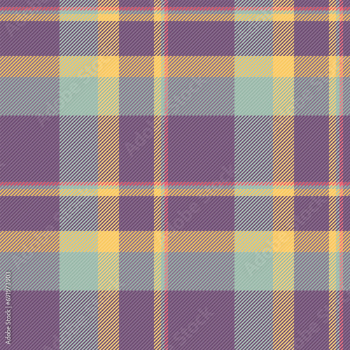 Vector tartan fabric of texture check pattern with a background plaid textile seamless.