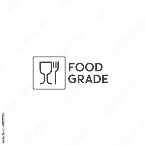 symbol of food grade, icon, vector art.