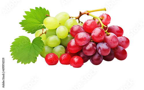 Berry Fusion Delight On Isolated Background