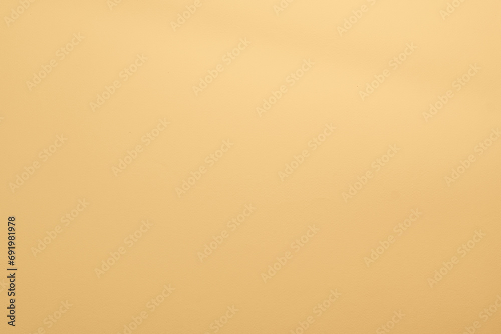 Panorama de fond uni en papier jaune pastel pour création d'arrière plan.	 - obrazy, fototapety, plakaty 