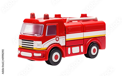 Toy Fire Engine Charm On Transparent PNG
