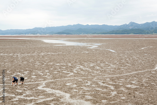 Obraz na plátne wide mud flat