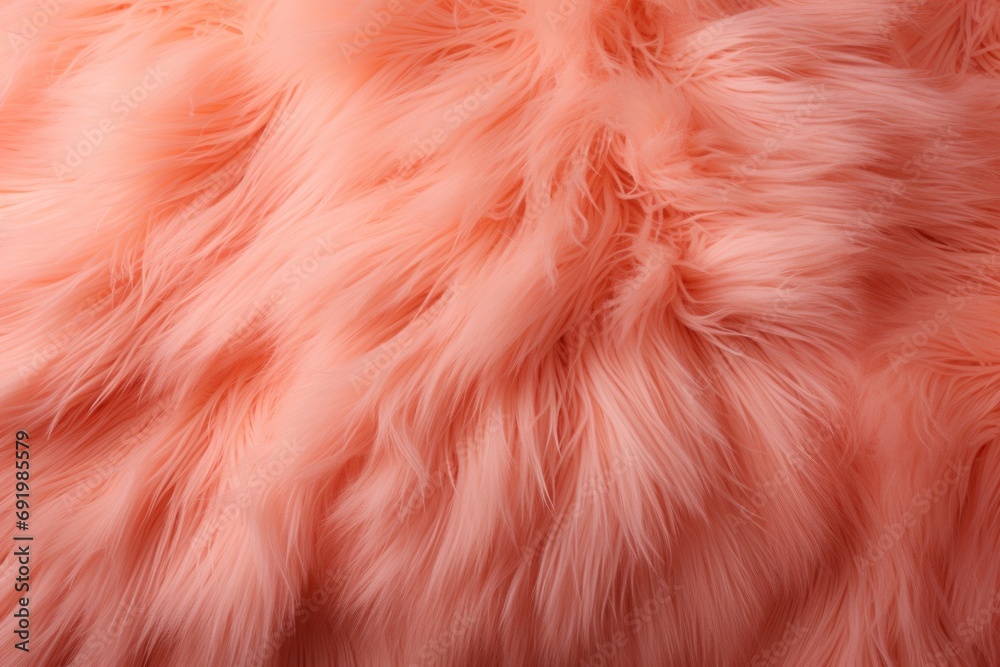 of a furry background in Peach fuzz color of a furry background in Peach fuzz color