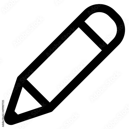 pencil icon vector illustration asset element