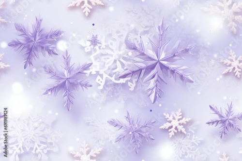  a bunch of snowflakes that are on a purple background with snow flakes in the middle of the frame.