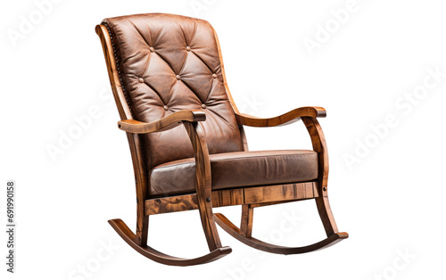 Captivating Classic and Elegant Wooden Chair on White or PNG Transparent Background