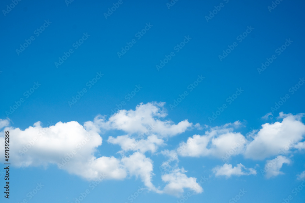 Fototapeta premium Abstract white clouds on blue sky background