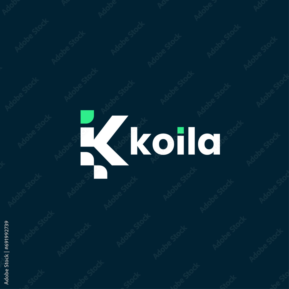 Letter ik usable for business technology logo in the form of data. network connection icon, share symbol design vector Letter ik usable for business technology logo in the form of data. network connection icon, share symbol design vector