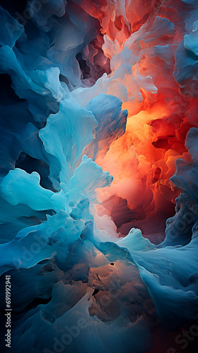 abstract colorful clouds, what space has in store for you, in the style of nebulous forms