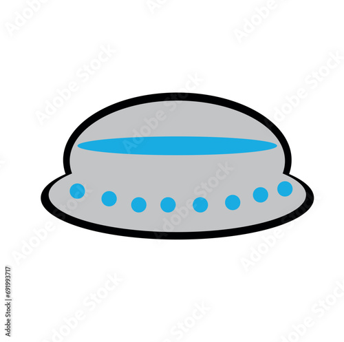 illustration of a ufo