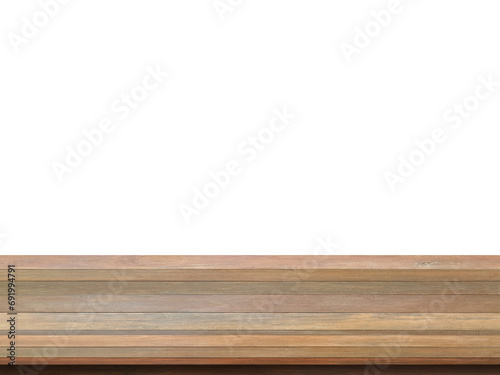 empty wooden table front view PNG transparent
