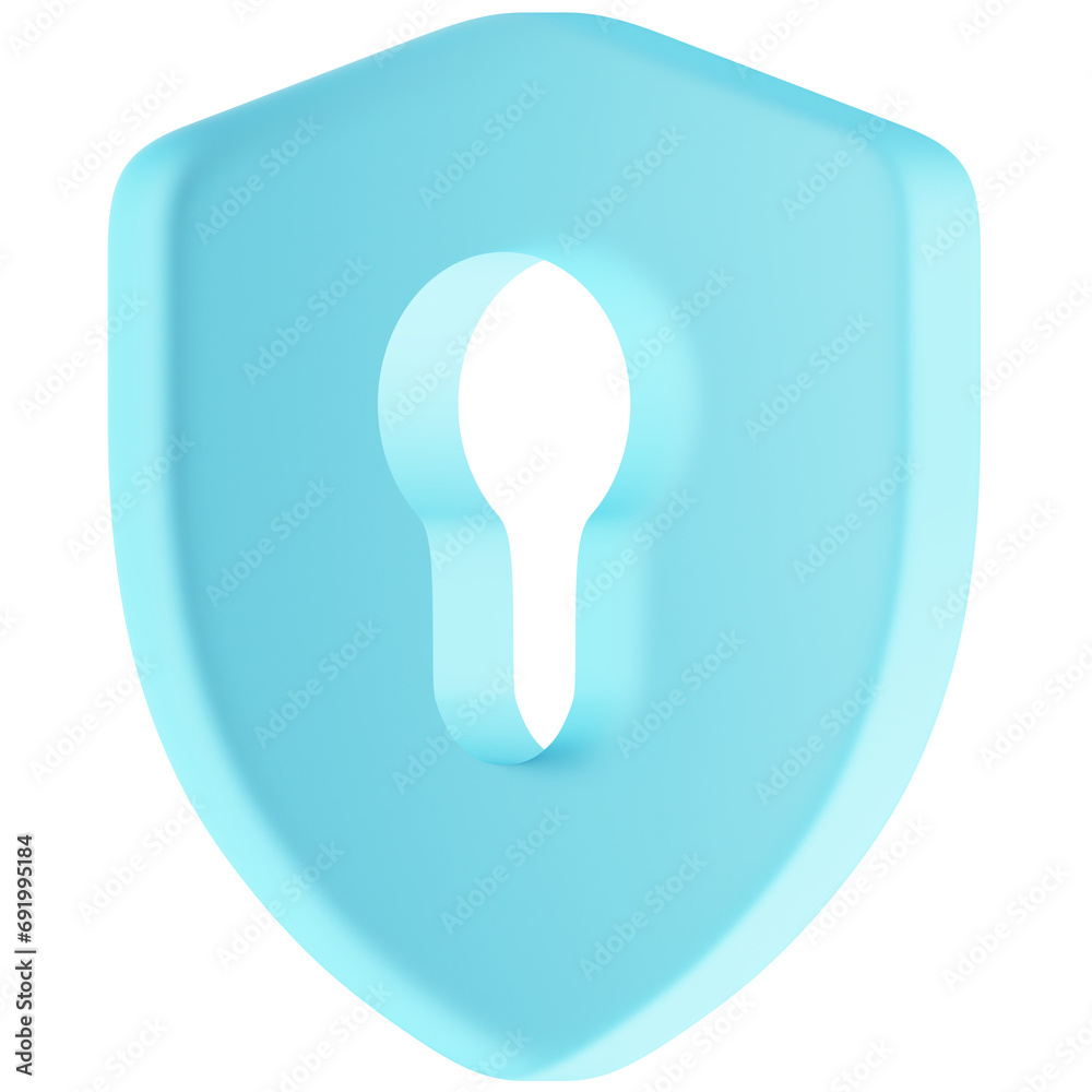 Shield glass morphism icon security protection symbol 3d illustration on transparent background Shield glass morphism icon security protection symbol 3d illustration on transparent background