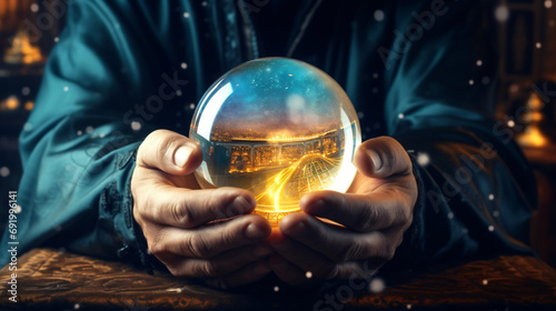 Crystal ball of predictions in the hands of a fortuner