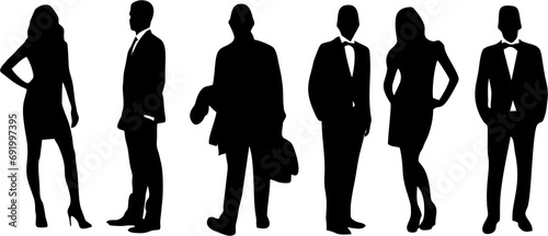 Manager or team leader business people on white background in high resolution. Business men and women, successful and happy. Business deal expert for marketing and sale poster or banner.