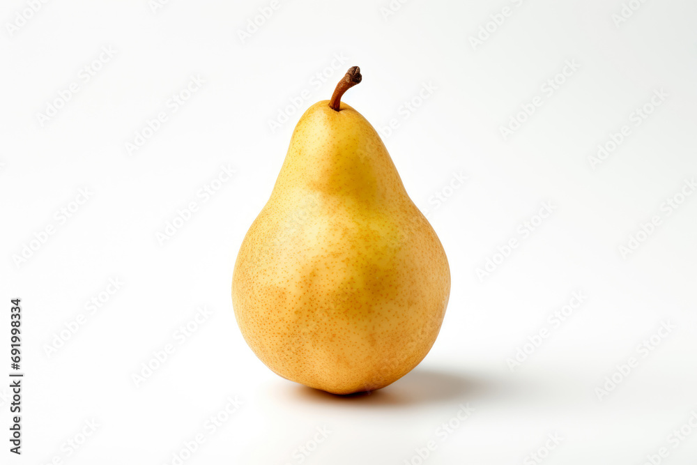 Juicy yellow pear isolated on a white background Juicy yellow pear isolated on a white background