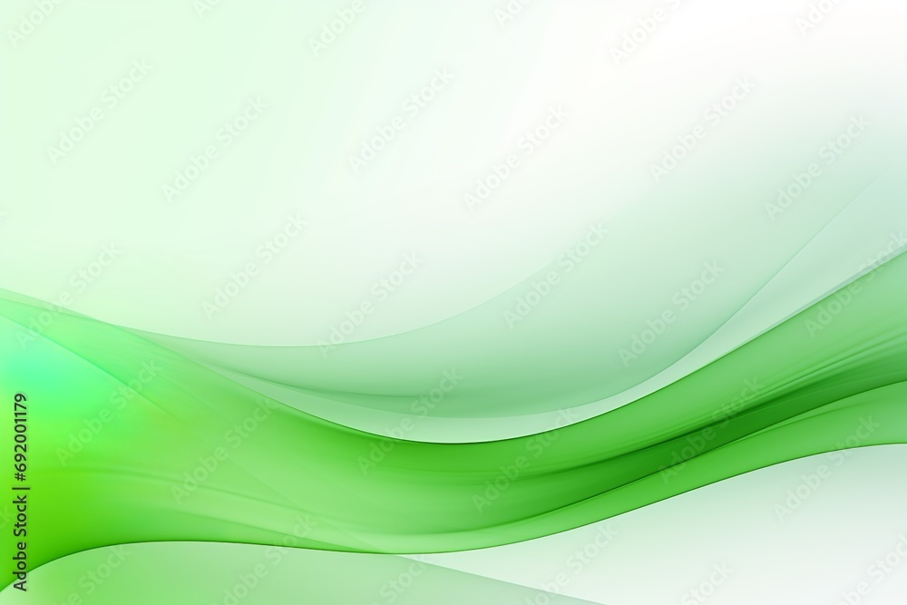 Fototapeta premium Modern abstract green background, Generative AI