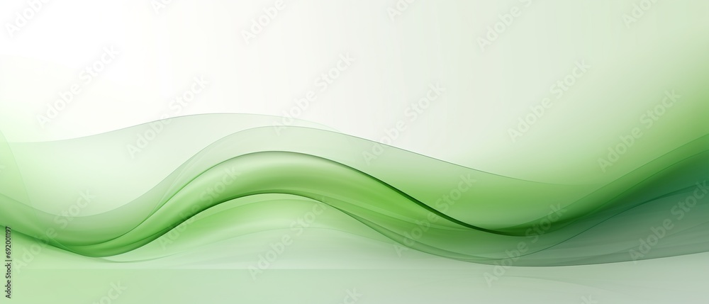 Fototapeta premium Modern abstract green background, Generative AI