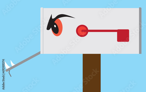 Angry Mailbox