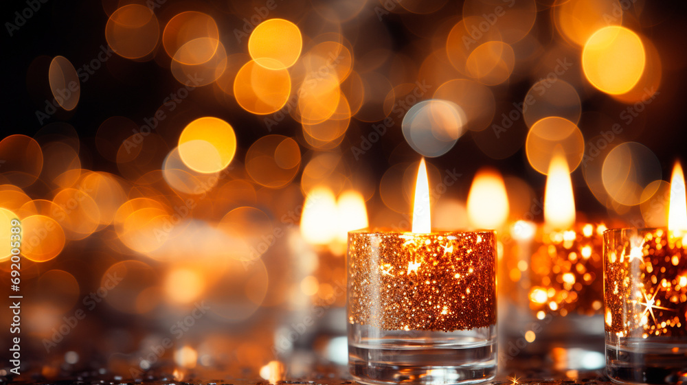 Una escena encantadora y atmosférica que capta la esencia de las fiestas de Navidad y Año Nuevo. Una escena encantadora y atmosférica que capta la esencia de las fiestas de Navidad y Año Nuevo.