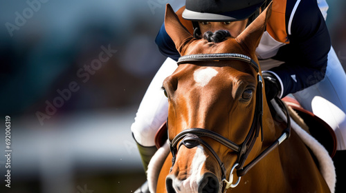 Equestrian's Gaze in Show Jumping