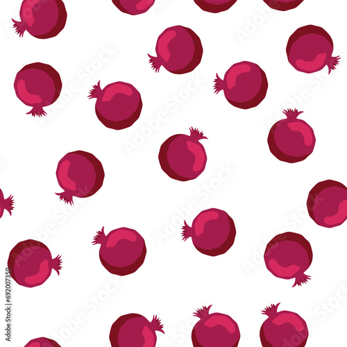 Pomegranate pattern, Happy and sweet New Year Shana Tova with pomegranates and seeds