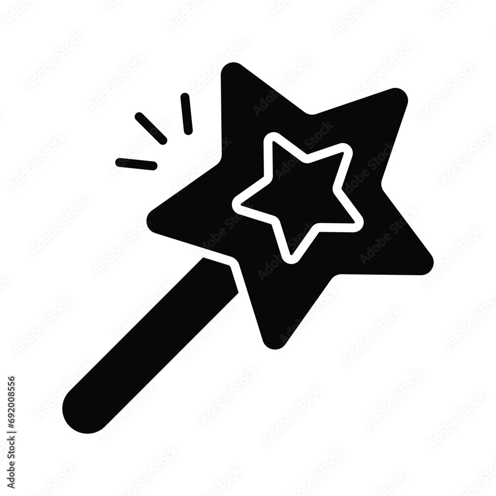 Magic wand stick vector, get hold on this amazing icon of magic stick Magic wand stick vector, get hold on this amazing icon of magic stick