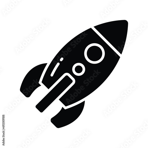 Spaceship toy with portholes and wings, kids space toy, icon of rocket