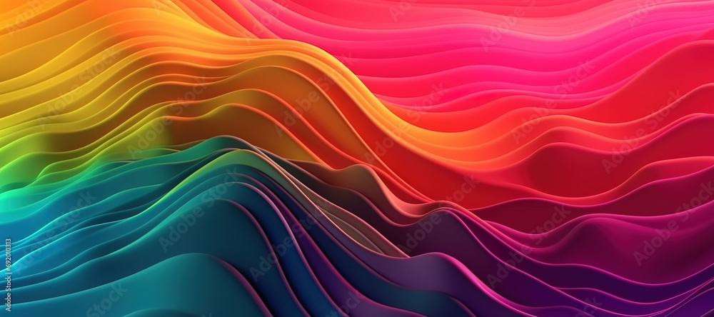 colorful wave pattern, gradation 38 colorful wave pattern, gradation 38