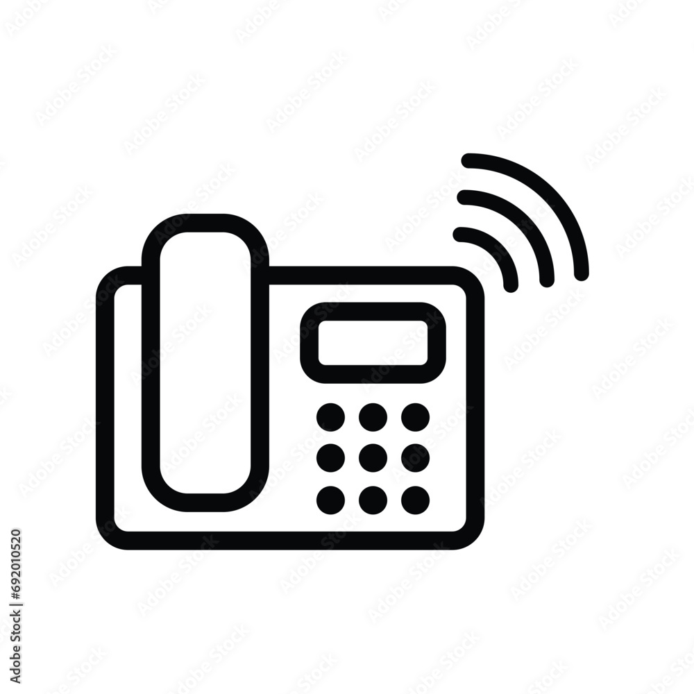 Phone icon in trendy flat style isolated on white background. Telephone symbol. Vector illustration Phone icon in trendy flat style isolated on white background. Telephone symbol. Vector illustration