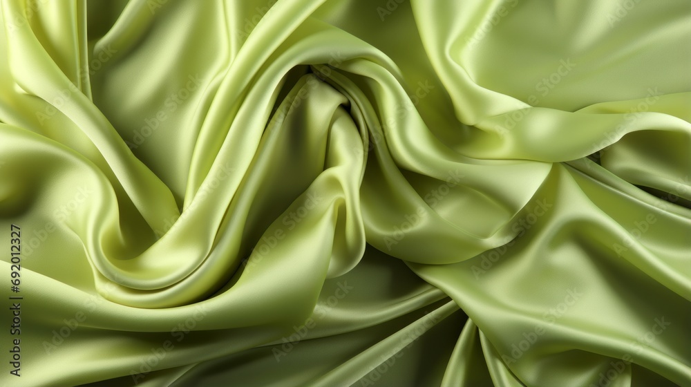A luscious emerald sea of satin envelops a polished canvas, evoking thoughts of luxury and elegance in the realm of fashion A luscious emerald sea of satin envelops a polished canvas, evoking thoughts of luxury and elegance in the realm of fashion