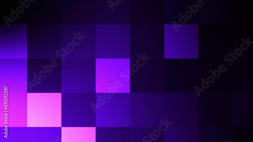 Abstract Purple Background Video With Noise Texture.
