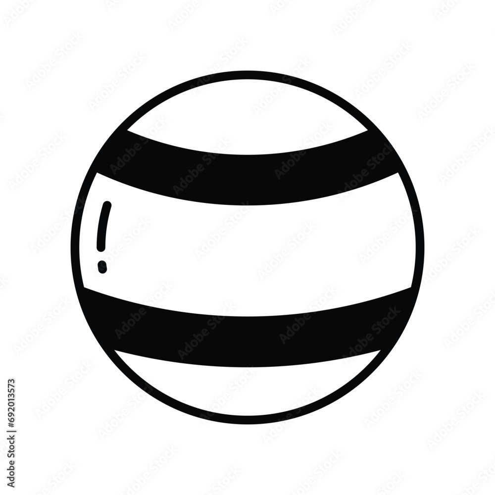 Check this amazing icon of playing ball, kids plaything vector Check this amazing icon of playing ball, kids plaything vector