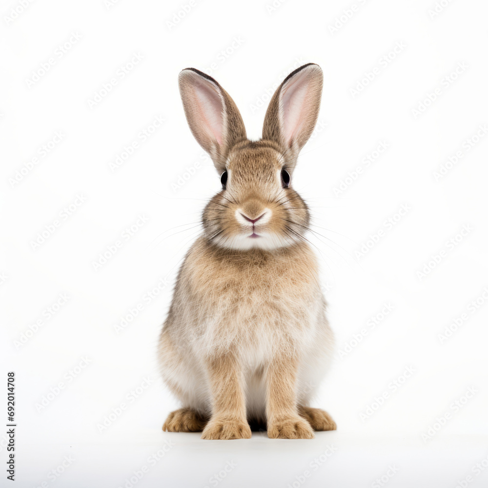 Fototapeta premium Rabbit, bunny isolated on white background