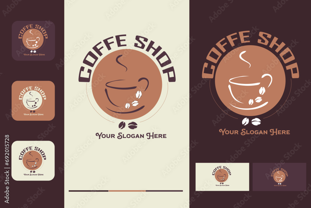 Coffee Shop Logo Design Templates