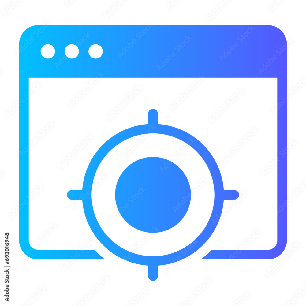 website gradient icon website gradient icon