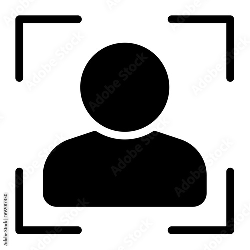 detection glyph icon