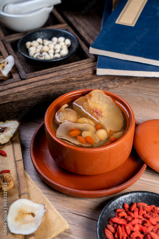 Stewed Pear with White Fungus and Rock Candy
