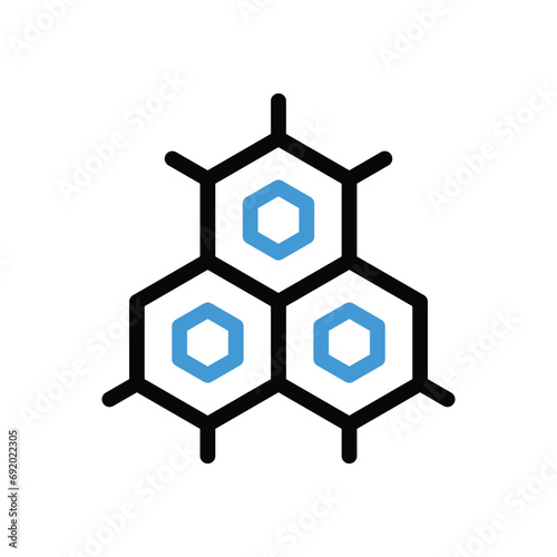 Nucleotide icon vector stock illustration