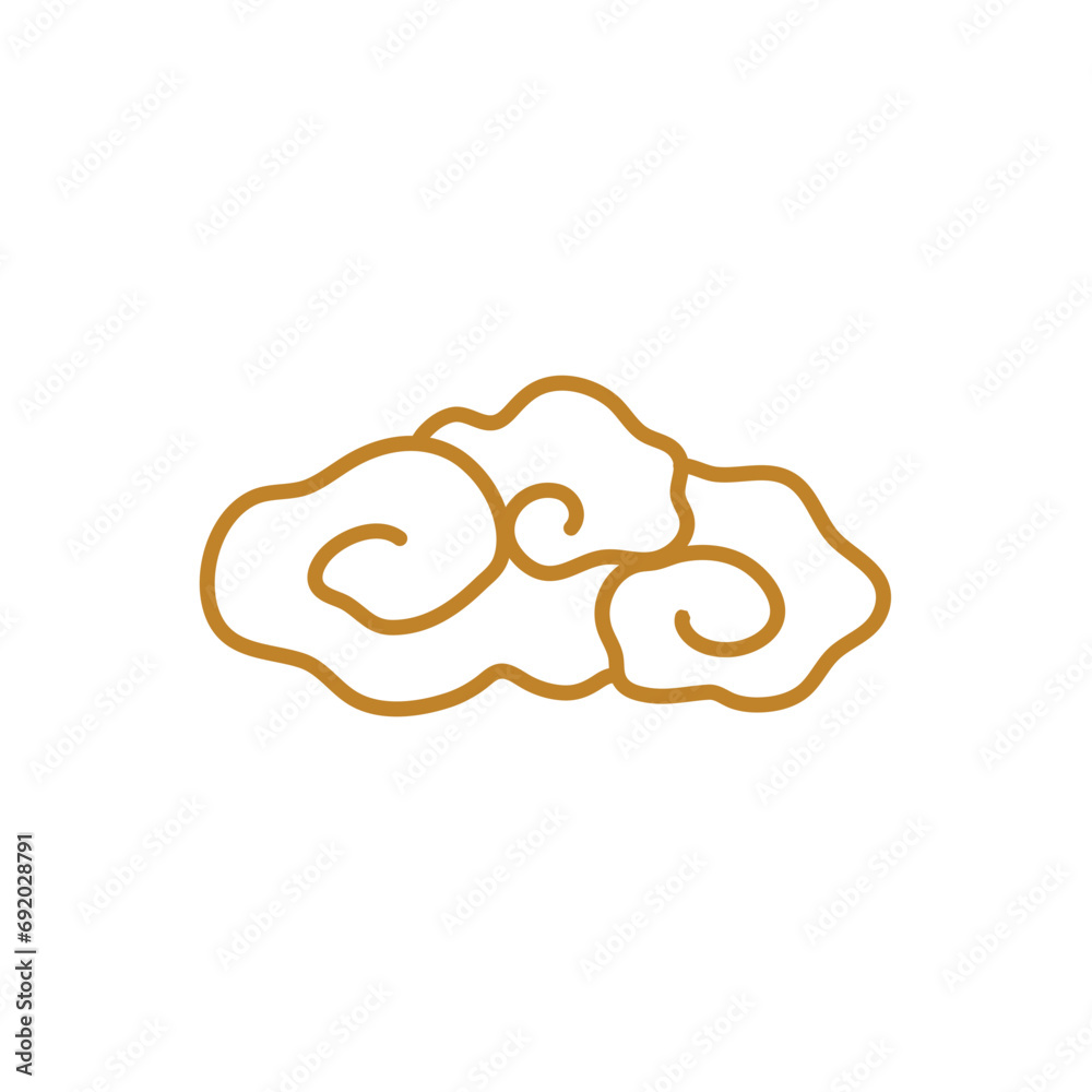 Traditional Chinese or Japanese clouds Traditional Chinese or Japanese clouds