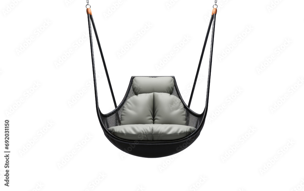 Black Fascinating Modern Swing on White or PNG Transparent Background. Black Fascinating Modern Swing on White or PNG Transparent Background.