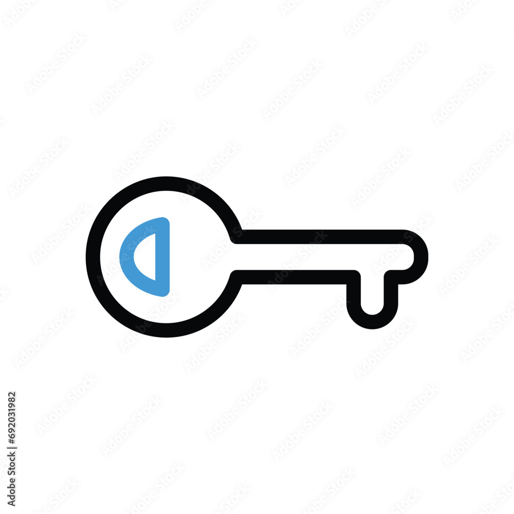 Key icon vector stock illustration Key icon vector stock illustration
