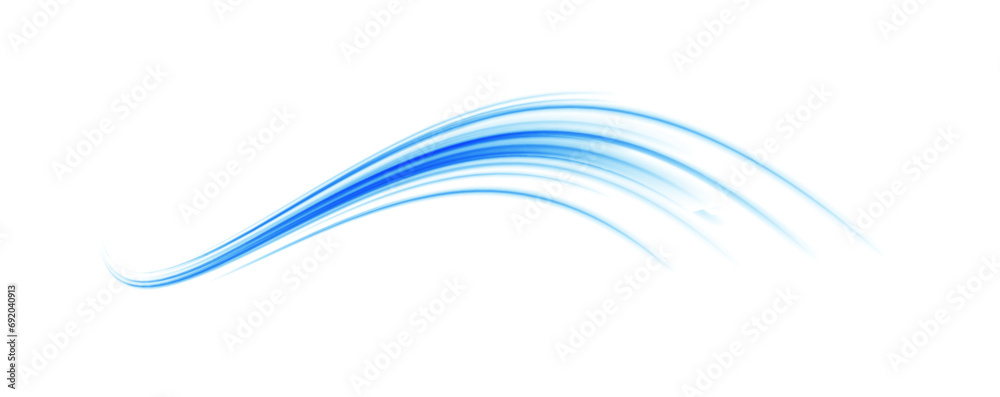 Blue stripes in the form of drill, turns and swirl. Undulate wave swirl ...