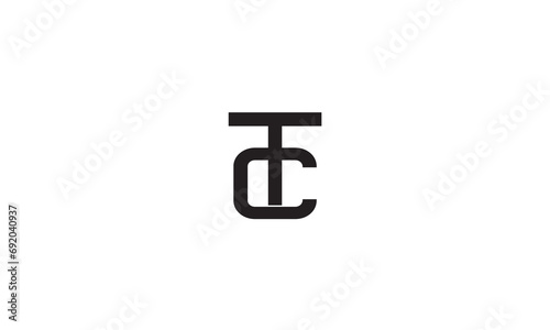 TC, CT, C, T Abstract Letters Logo Monogram	