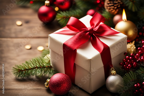 christmas tree with gift boxes, xmas celebration with presents