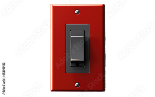 Modern Smart Light Switch on White or PNG Transparent Background.