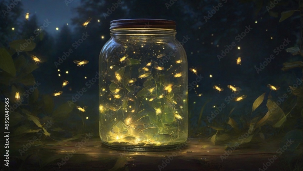 fireflies while glowing in dark fireflies while glowing in dark