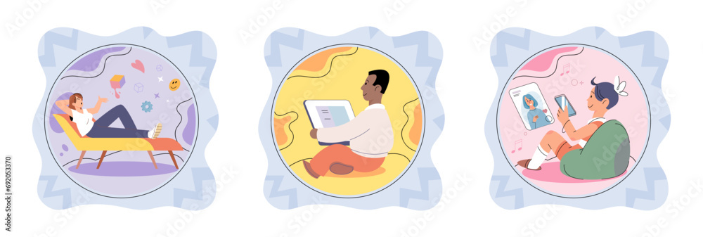 Personal space vector illustration. Protecting personal space is crucial for maintaining psychological well being in social interactions Understanding psychology personal space can help improve Personal space vector illustration. Protecting personal space is crucial for maintaining psychological well being in social interactions Understanding psychology personal space can help improve
