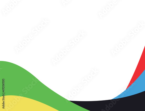 Abstract multicolored background. Vector graphics for design. Waves, texture.